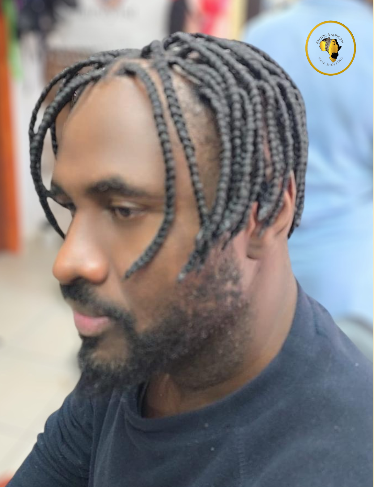 Peinados Afro para Hombres | Trenzas, Twists y Estilos Urbanos en Exotica Afro Hair Shopping