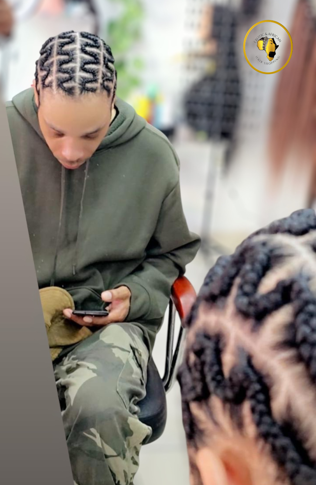 Peinados Afro para Hombres | Trenzas, Twists y Estilos Urbanos en Exotica Afro Hair Shopping