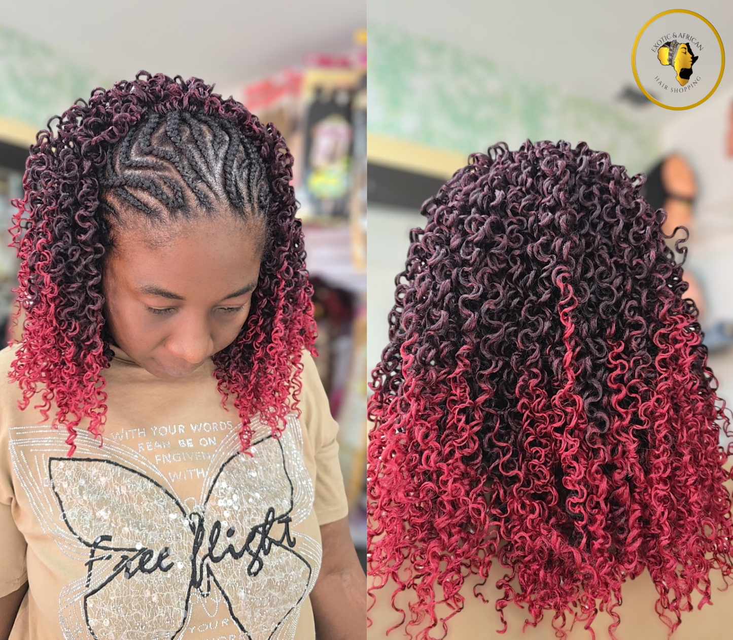 Peinado Crochet Afro – Estilo protector con cabello sintético o natural | Exotic Afro Hair Shopping