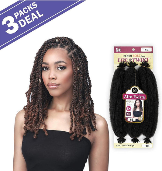 Afro Twista 3X – 18” – Textura Natural Suave