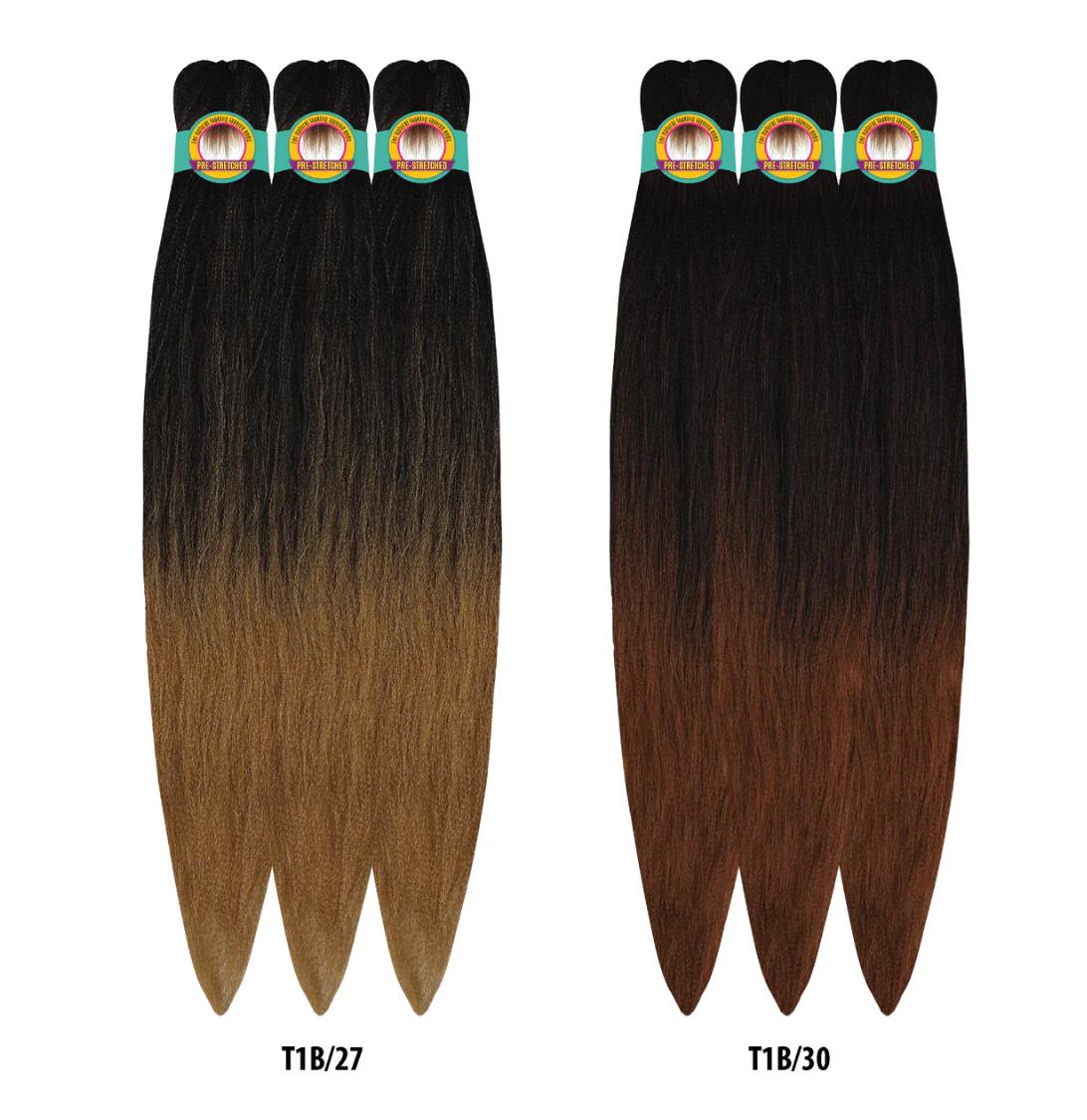 Extensiones de Trenza 3X TruBraid Pre-Stretched 54” – 100% Kanekalon