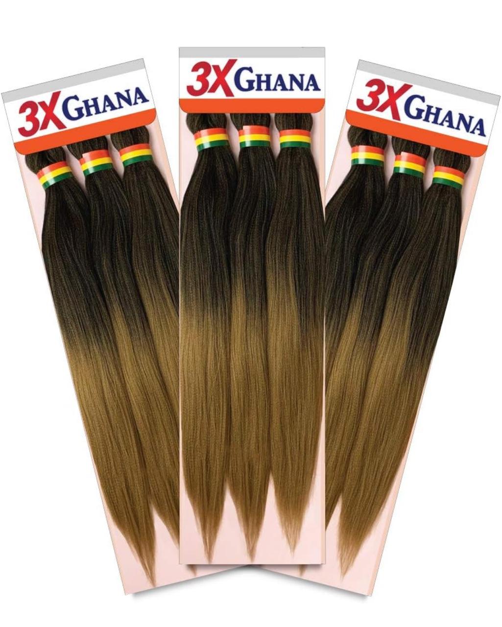Extensión 3X Ghana Braid – Pre-Stretched – 100% Kanekalon – 50”