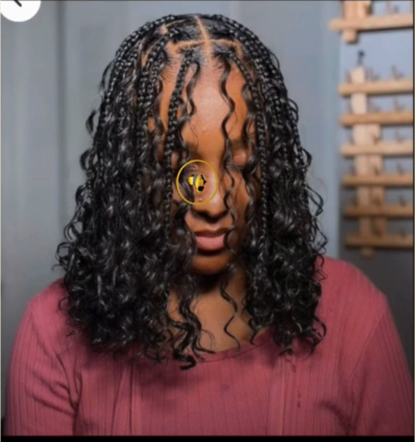 Bob Knotless Boho: Elegancia en Cada Trenza