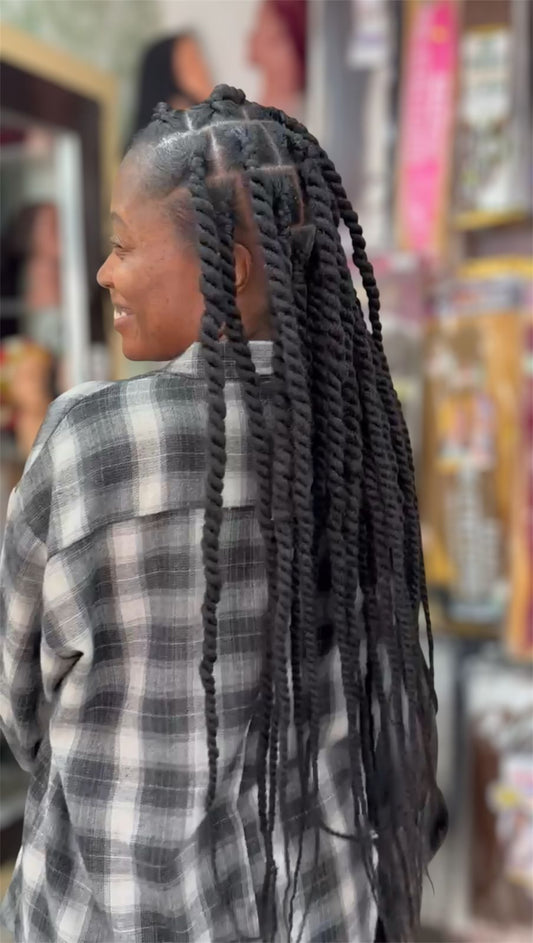 Jumbo Twist: Elegancia Africana con Estilo y Protección