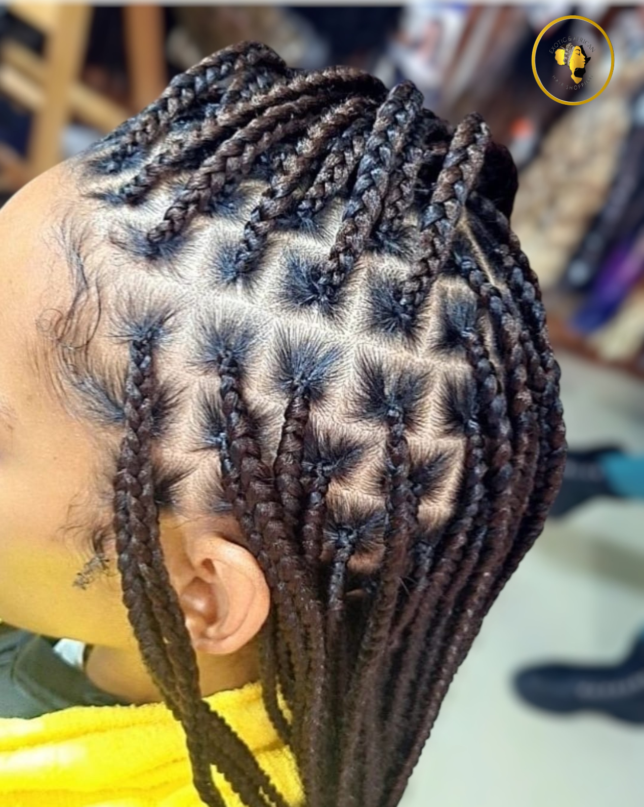 Peinado Knotless Braids | Trenzas Sin Nudos para un Look Natural y Liviano