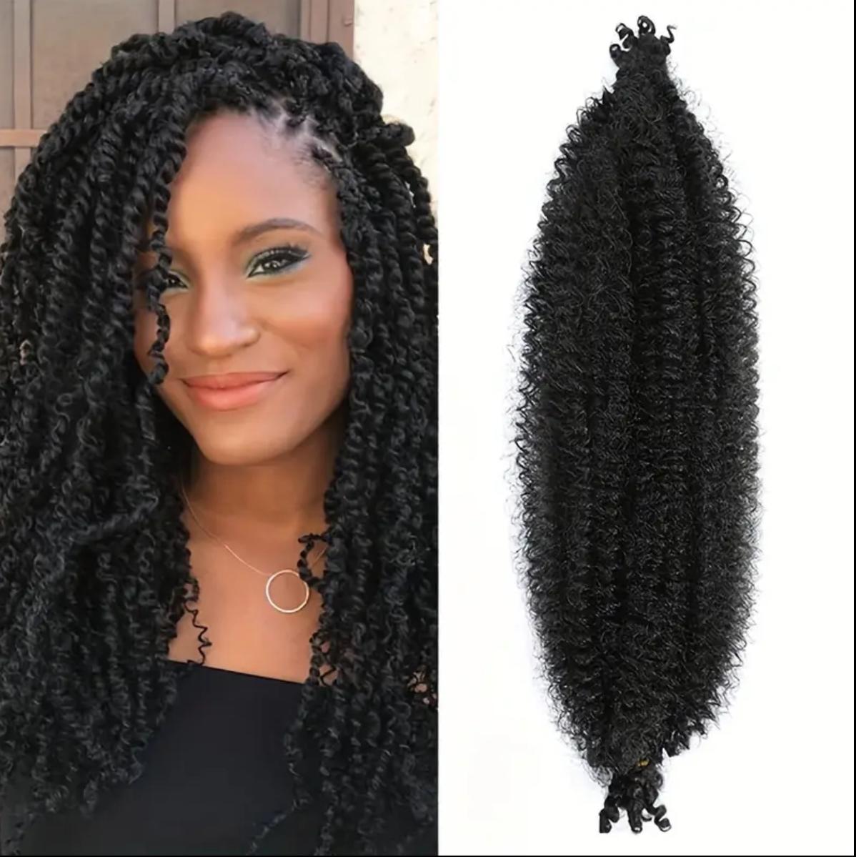 Afro Twista 3X – 18” – Textura Natural Suave