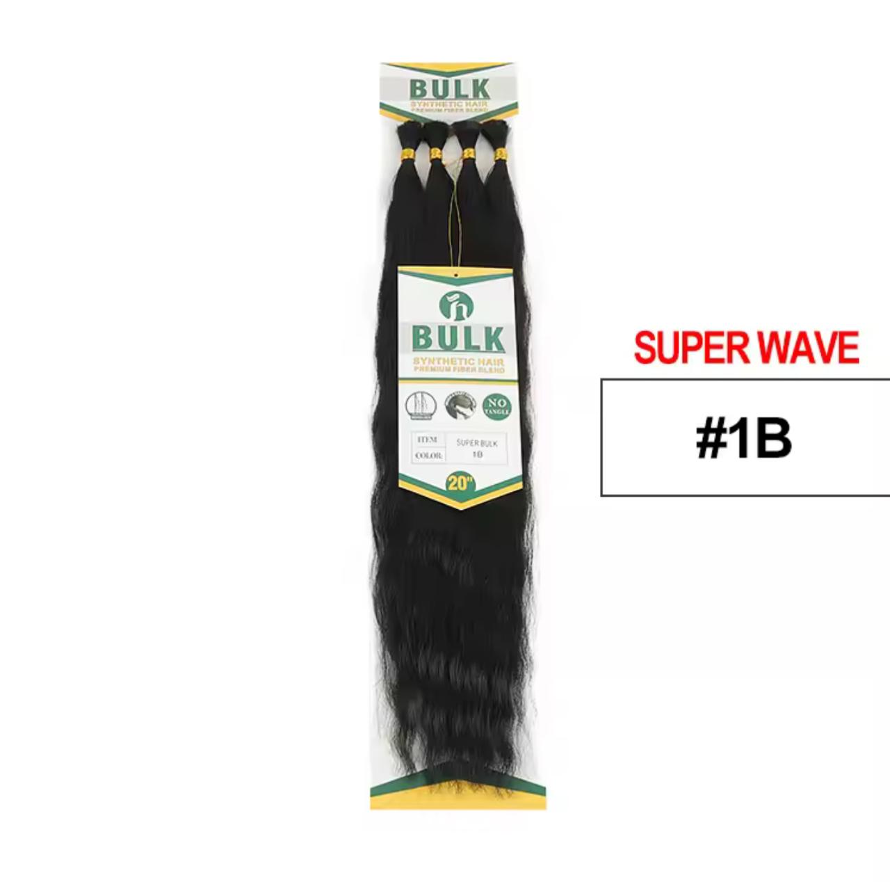 Bulk Synthetic Hair 20” – Premium Fiber Blend