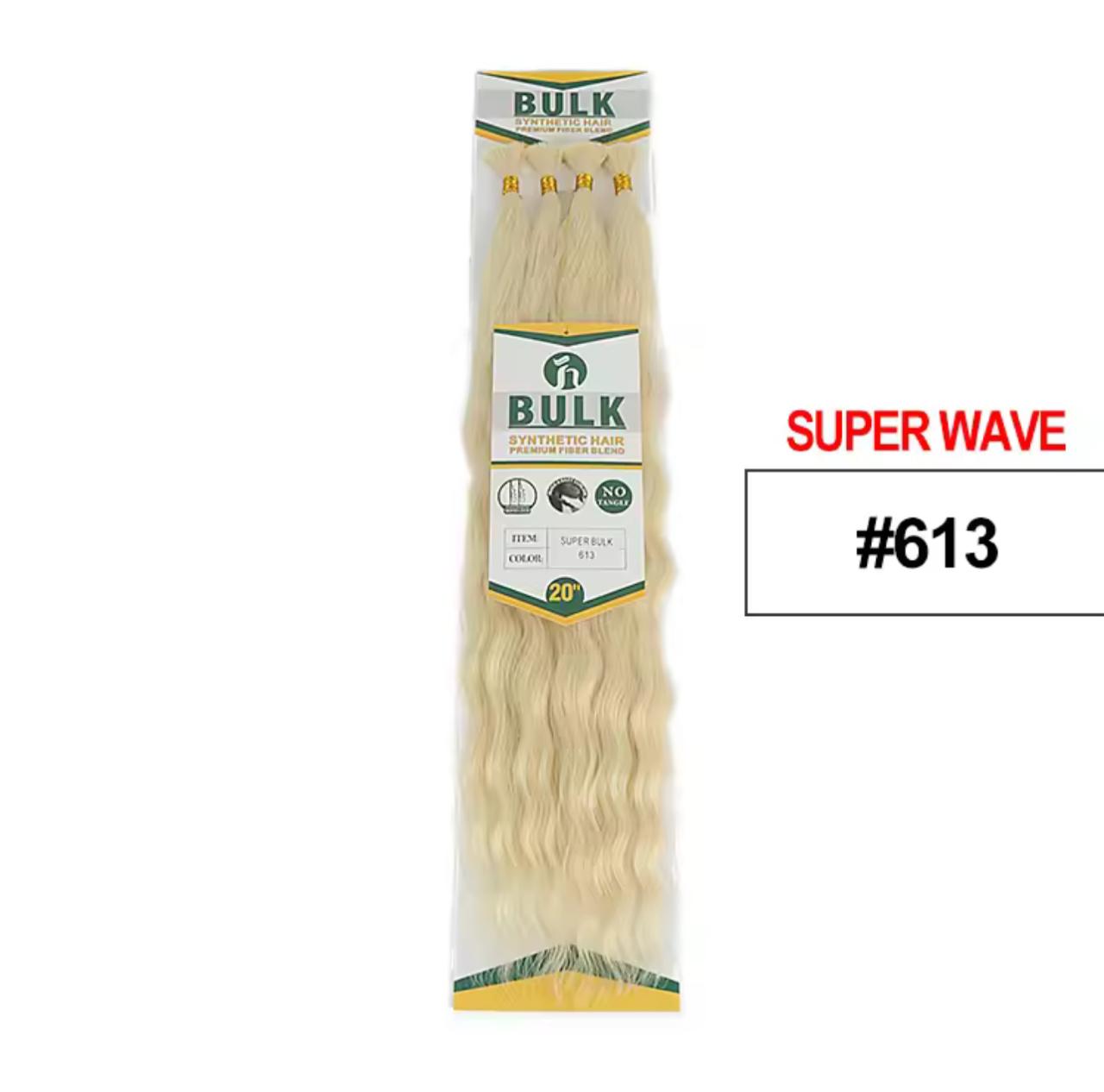 Bulk Synthetic Hair 20” – Premium Fiber Blend