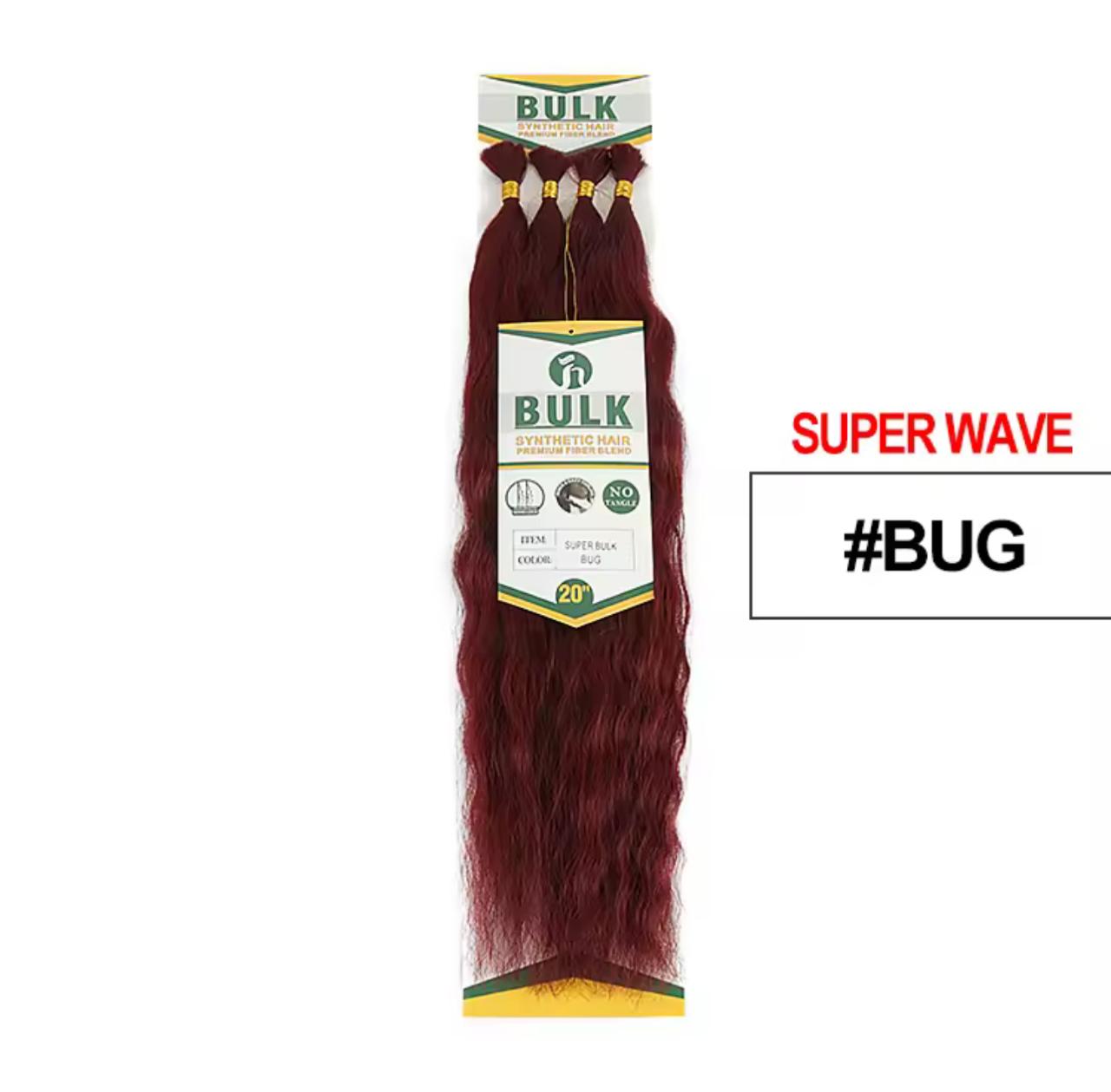 Bulk Synthetic Hair 20” – Premium Fiber Blend