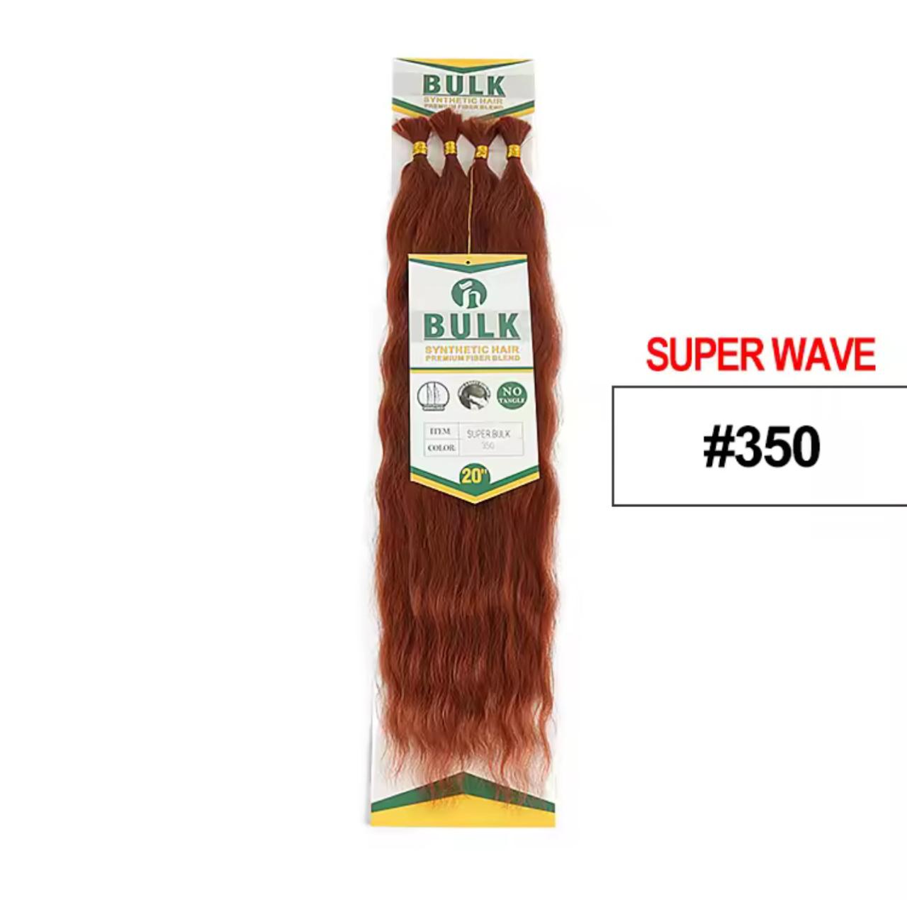 Bulk Synthetic Hair 20” – Premium Fiber Blend