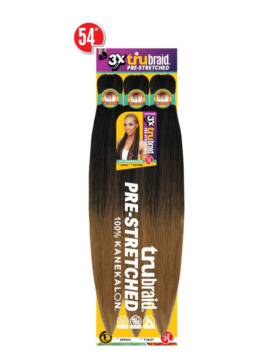 Extensiones de Trenza 3X TruBraid Pre-Stretched 54” – 100% Kanekalon