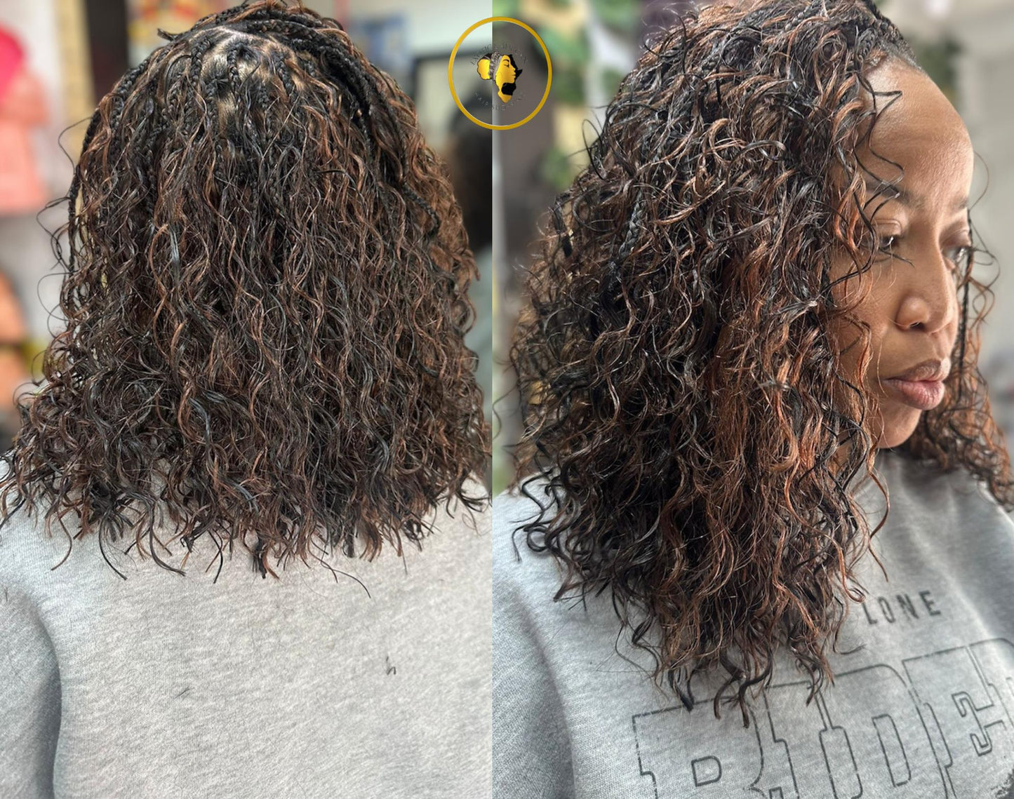Peinado Box Braids Bob | Estilo Afro Chic y Moderno en Trenzas Cortas